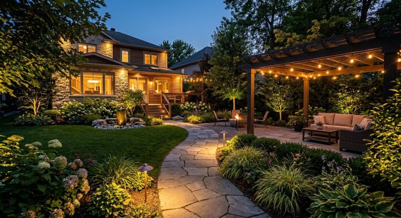 Terrace Lighting Installation in Pasadena, CA