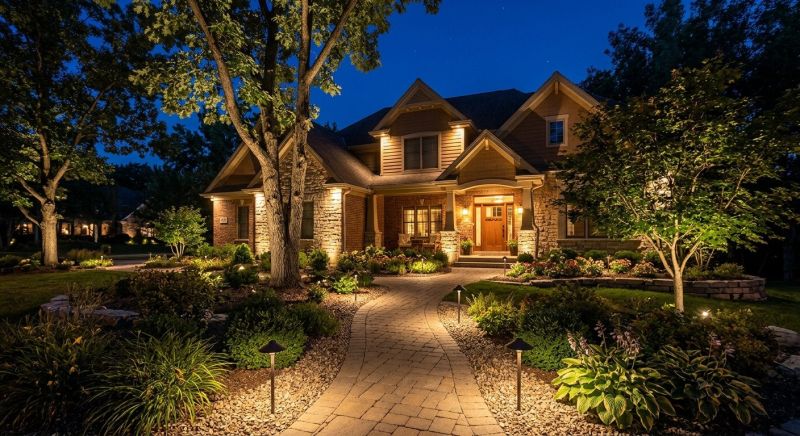 Driveway Lighting Installation in Kansas City, KS
