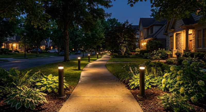 Walkway Lighting Installation in Alpharetta, GA